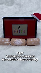 ❄️ Our Christmas Activity Pack has lots of brand-new ChooseIt Maker Activities - like this Christmas Cracker Counting Song! 🎉 Don't miss out - download it here: https://ccur.short.gy/OJ0Ykd #ChristmasFun #HolidayActivities #CraftsForKids #christmascountdown #christmasactivities #senresources #festivefun #specialeducation #specialeducationteacher #specialed #senteacher #spedclassroom #classroomactivities #specialeducationclassroom | HelpKidzLearn