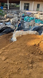 Building waterfalls with this volcanic rock is a lot of fun It will be an interesting waterfall Going to finish up this stream/waterfall then start digging the wetland #deckerspondscapes #ponds #pond #waterfall #family #landscapedesigner #landscapearchitects #saratogahomebuilders #recreationponds #realestate #strength #waterfallsny #engineers #outdoorliving #backyardgoals #waterfeature #gardendesign #outdoorlivingspace #fountain #glensfallsny #swimmingpool #international ￼ | Decker's Pondscapes