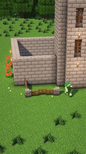 Minecraft Easy Starter Castle🏠 For Build and No Music #minecraft #minecraftbuilding #minecrafttutorial | Traveler シ