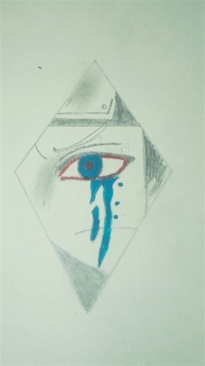 Naruto eye drawing easy