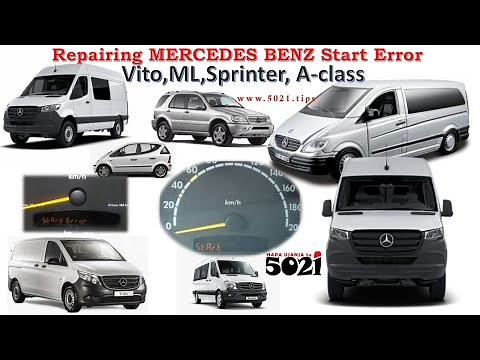 Repairing MERCEDES BENZ Start Error (Vito,ML,Sprinter, A-class)