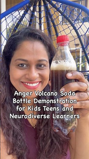 Anger Volcano Soda Bottle Demo for Kids Teens and Neurodiverse Learners