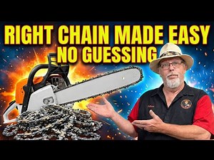 Right Chain, No Guessing! How to Choose the Correct Chainsaw Chain