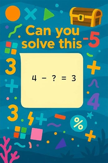 Fun Subtraction Puzzle for Kids! 4 - ? = 3