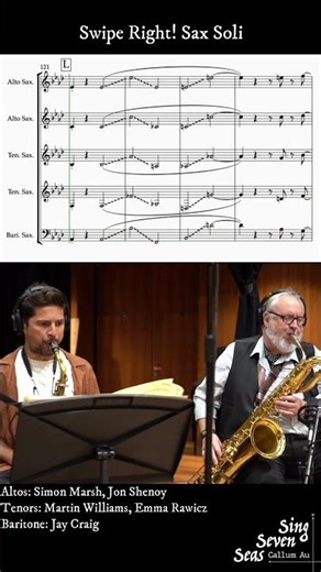 Swipe Right Sax Soli - Callum Au Big Band
