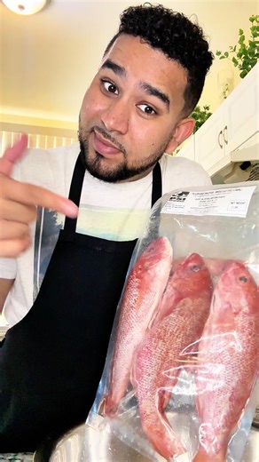 Making red snapper. Absolutely delicious. Get yours today from Pritipaul Singh Inv Inc.