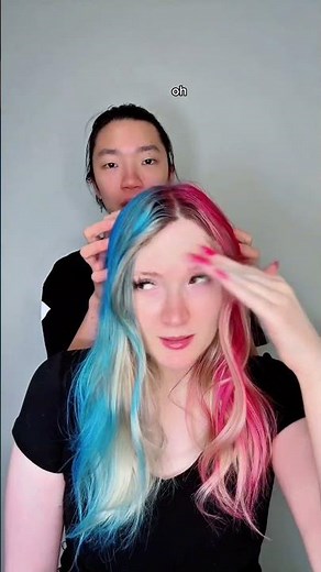 Who likes my new hair? 😂🤫 #shortsfeed #skit #funny