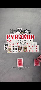 Here’s how to play Pyramid Solitaire #solitaired #solitaire #cardgames