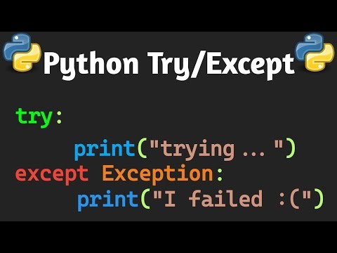 Python Try & Except in 2 minutes!