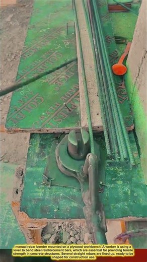 Manual metal Bender: Shaping Steel Reinforcement Fast Precise #tool #tools #innovation