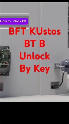 How to Unlock BFT Kustos BY | Emergency Manual Release | BFT Gate Motor Tutorial
