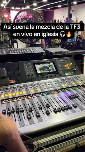 Yamaha TF3 Sonando en vivo #musica #consola #yamaha #sonidoenvivo