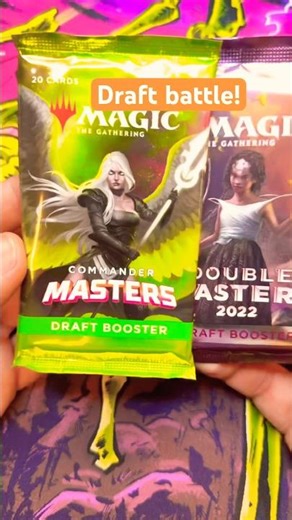 MTG draft battle commander master VS double Masters ￼￼#mtg #mtgnt #boosterpacks