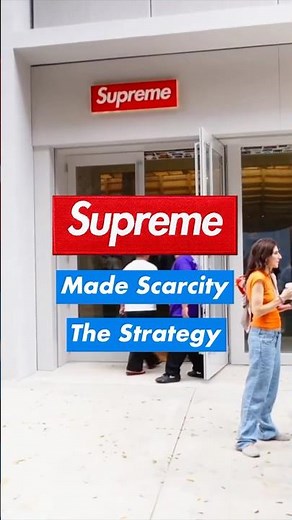 Supreme’s Genius Scarcity Strategy (No Restocks, No Wholesale) #supreme #streetwear #businessnews