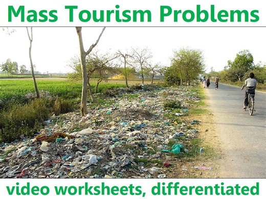 Mass Tourism Problems: video questions, differentiated. | Teaching Resources