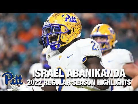 Israel "Izzy" Abanikanda 2022 Regular Season Highlights | Pittsburgh RB