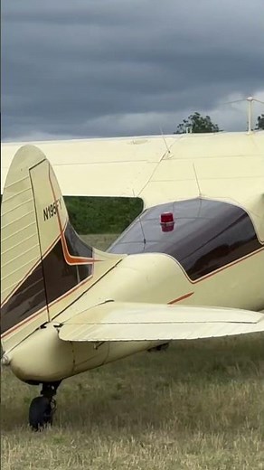 Cessna 195 engine start with backfire!