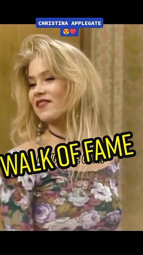 Christina Applegate Honored with Walk of Fame Star