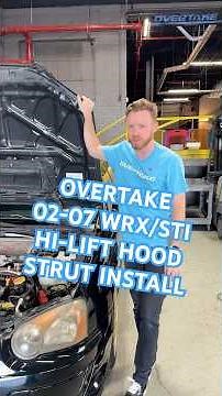 OVERTAKE 2002-07 Subaru WRX/STI Hi-Lift Hood Strut Install Guide