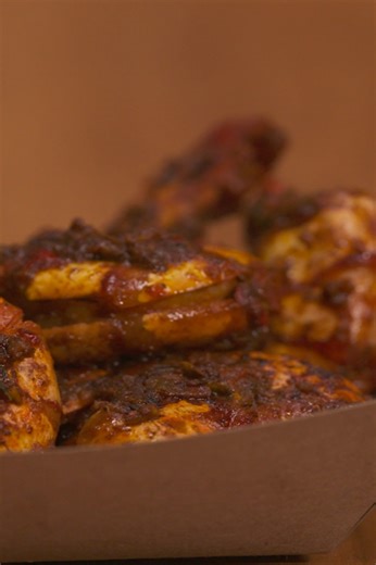 Flavorful Jamaican pepper shrimp with a spicy kick