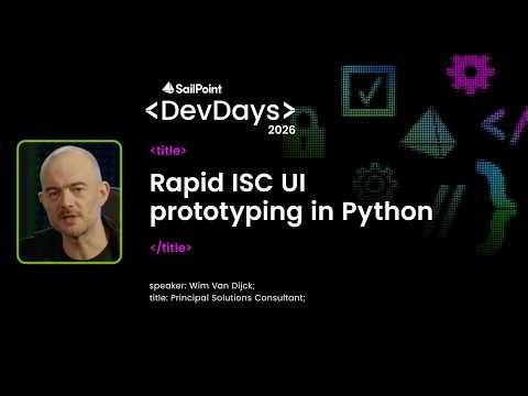 Rapid ISC UI prototyping in Python