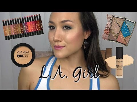 NEW L.A. GIRL Cosmetics: Try-On & Review