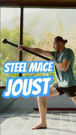 ⚡️ Explosive Steel Mace Exercise: The Crouching Tiger Joust #steelmaceflow