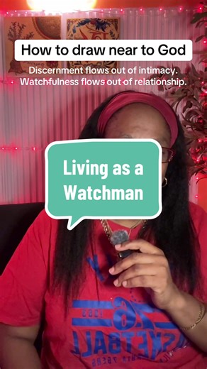 Living as a Watchman isn’t about fear or constant urgency, it’s about staying close to God daily, quietly, and consistently. Discernment flows out of intimacy. Watchfulness flows out of relationship. Before we watch the world, we stay near the father. Join me tomorrow!♥️ #relationshipwithgod #spiritualgrowth #christianlifestyle #watchmanonthewall #TikTokCreatorSearchInsightsIncentive