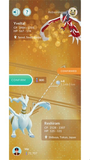 Lucky shiny yveltal ✨ #pokemongo