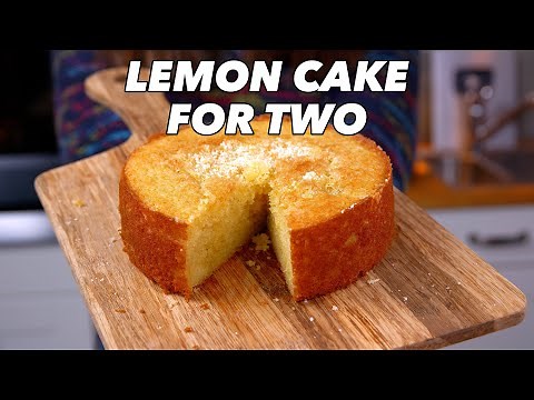 Bite-sized Bliss: How to Make a Mini Lemon Cake for Two