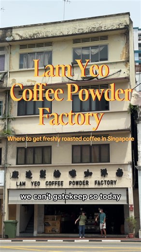 Support Local Roasters at Lam Yeo Coffee Powder