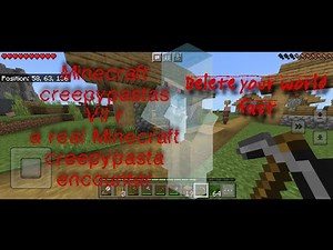 Minecraft creepypasta — Vll r | Minecraft bedrock #creepypastaminecraft #minecraft #minecraftseeds