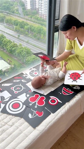 Color Learning Flash Cards That Support Early Brain Development #babyessentials #babygear