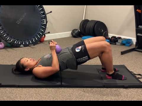 Isometric single leg bridge hold