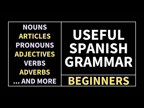 Learn Spanish From Zero | Nouns, Verbs, Numbers & Pronunciation