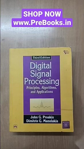 Digital Signal Processing 3rd Edition by John G Proakis SHOP NOW: www.PreBooks.in #viral #shorts