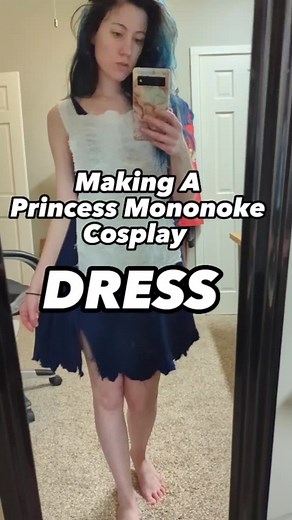 Creating San's Dress from Princess Mononoke