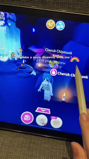 Create a Neon Direwolf in Adopt Me!