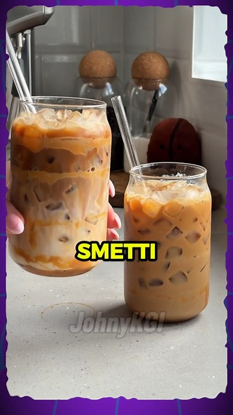 Il segreto per l'Iced Latte PIÙ CREMOSO della tua vita 🤤🥛 #shorts