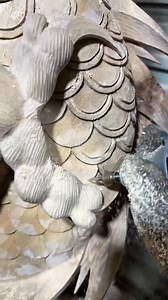 Wooden dragon carving — shaping the character to bring out fine details. 🐉 This stage is all about defining the expression, scales, and movement, turning raw wood into a powerful character full of life. Patience, sharp tools, and careful control make every detail stand out. What detail do you think is the most challenging in dragon carving? 👇💬 #woodcarving #dragoncarving #traditionalwoodcarving #woodart #handcarved #carvingprocess #woodsculpture #craftsmanship #artisanwork #wooddetails #woodl