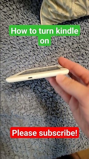 how to turn on amazon kindle? #amazon #house #study #kid