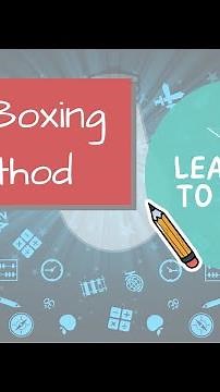 Learning to Learn - The boxing method of note-taking