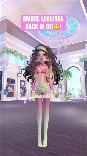 New hack to get Gradient / Ombre leggings in DTI #dresstoimpress #dti #robloxdti