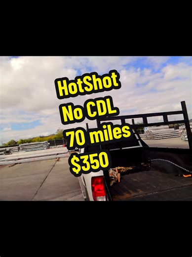 HotShot freight run. No CDL required. 70 miles for $350. This page is about owner-operators building their own hotshot business, not getting hired and not dispatch services. I break down the real math, costs, and mistakes most people make so you can run this correctly. Full step-by-step is in my $9.99 e-book. Link in bio. #hotshottrucking #hotshotlife #owneroperator #truckbusiness #freightbusiness