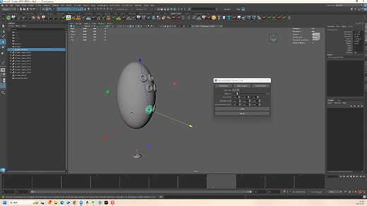 模型赋予盔甲（MAYA）