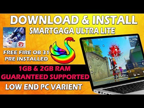 Smartgaga Ultra Lite 1.0 For Low End PC 1GB & 2GB RAM | Free Fire OB 31 Update