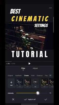 Make Your Videos Look CINEMATIC in Seconds 🔥 #cinematic #android #tutorial #ytshorts #viralvideo
