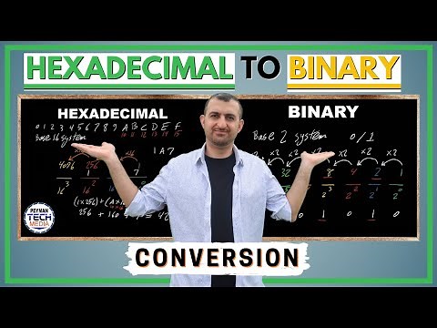 How To Convert Hexadecimal To Binary