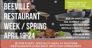 Spring restaurant week in Bee County