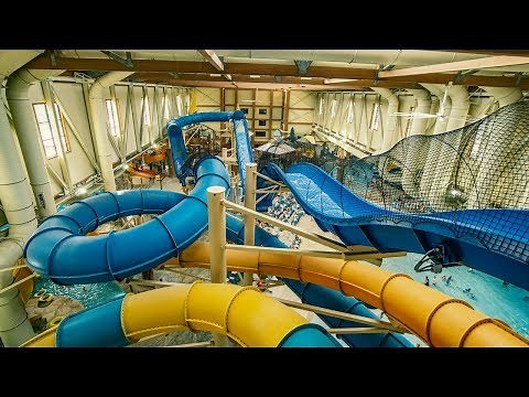 Hydro-Magnetic Blaster Water Slide "Hydro Plunge" at Great Wolf Lodge Mason